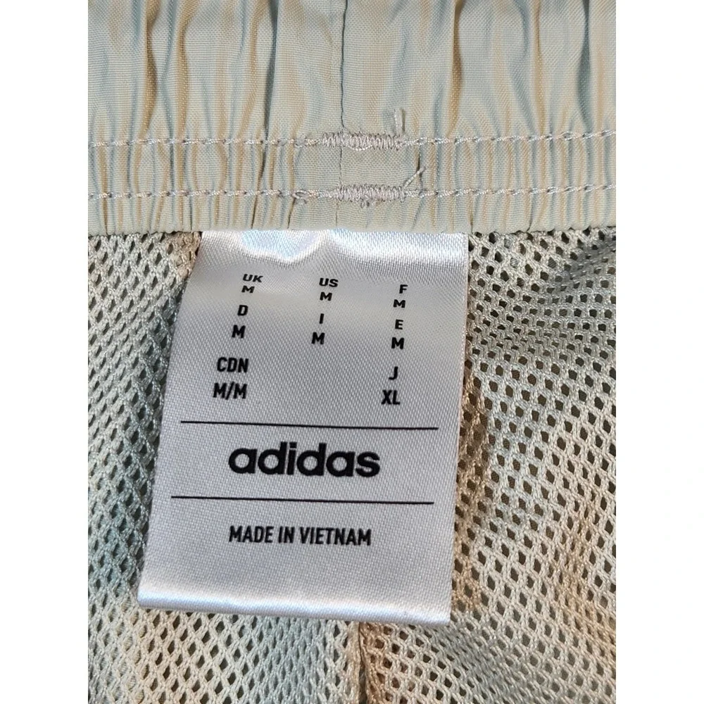 Adidas Mens Tiro Active Pants Cream Mesh Lined Joggers Medium